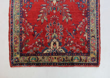 Load image into Gallery viewer, Handmade Antique, Vintage oriental Persian Mosel rug - 265 X 110 cm
