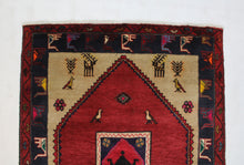 Load image into Gallery viewer, Handmade Antique, Vintage oriental Persian Kesmanshah rug - 192 X 105 cm
