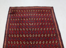 Load image into Gallery viewer, Handmade Antique, Vintage oriental Persian Baluch rug - 190 X 123 cm
