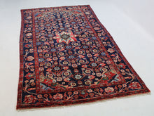 Load image into Gallery viewer, Handmade Antique, Vintage oriental Persian Malayer rug - 270 X 150 cm

