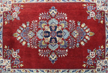 Load image into Gallery viewer, Handmade Antique, Vintage oriental Persian Kashan rug - 75 X 100 cm
