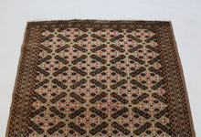 Load image into Gallery viewer, Handmade Antique, Vintage oriental Persian Turkaman rug - 134 X 108 cm
