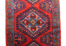 Load image into Gallery viewer, Handmade Antique, Vintage oriental Persian Vis  rug - 205 X 107 cm
