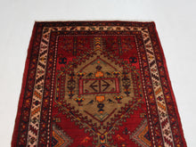 Load image into Gallery viewer, Handmade Antique, Vintage oriental Persian Sarab rug - 229 X 110 cm
