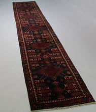 Load image into Gallery viewer, Handmade Antique, Vintage oriental Persian Garjeh rug - 395 X 80 cm
