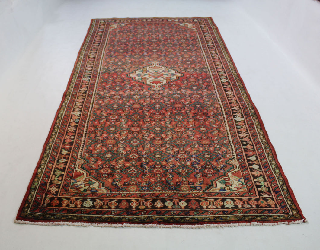 Handmade Antique, Vintage oriental Persian Mosel rug - 337 X 157 cm
