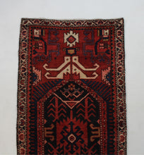 Load image into Gallery viewer, Handmade Antique, Vintage oriental Persian Heris rug - 415 X 85 cm
