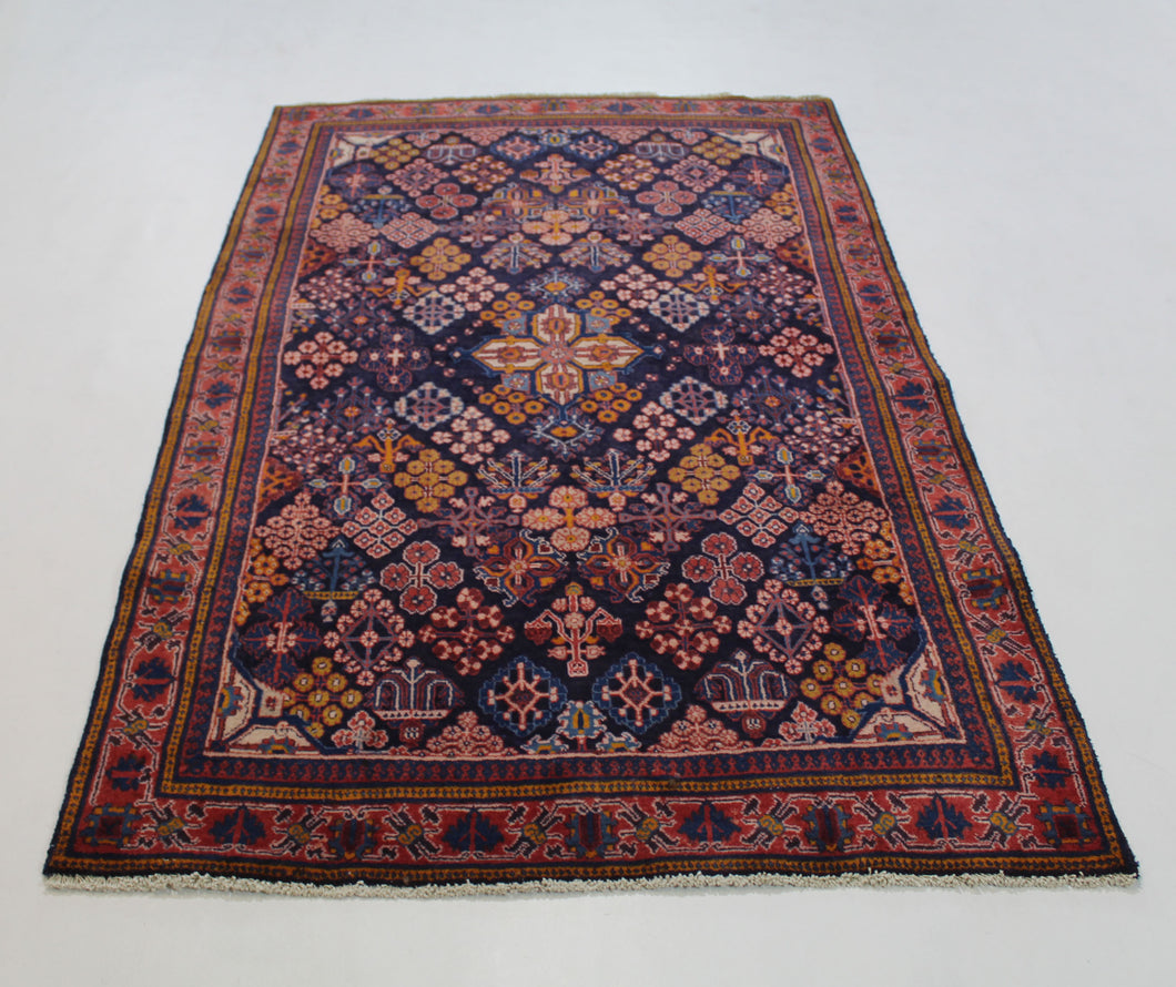 Handmade Antique, Vintage oriental Persian  Maime  rug - 175 X 114 cm