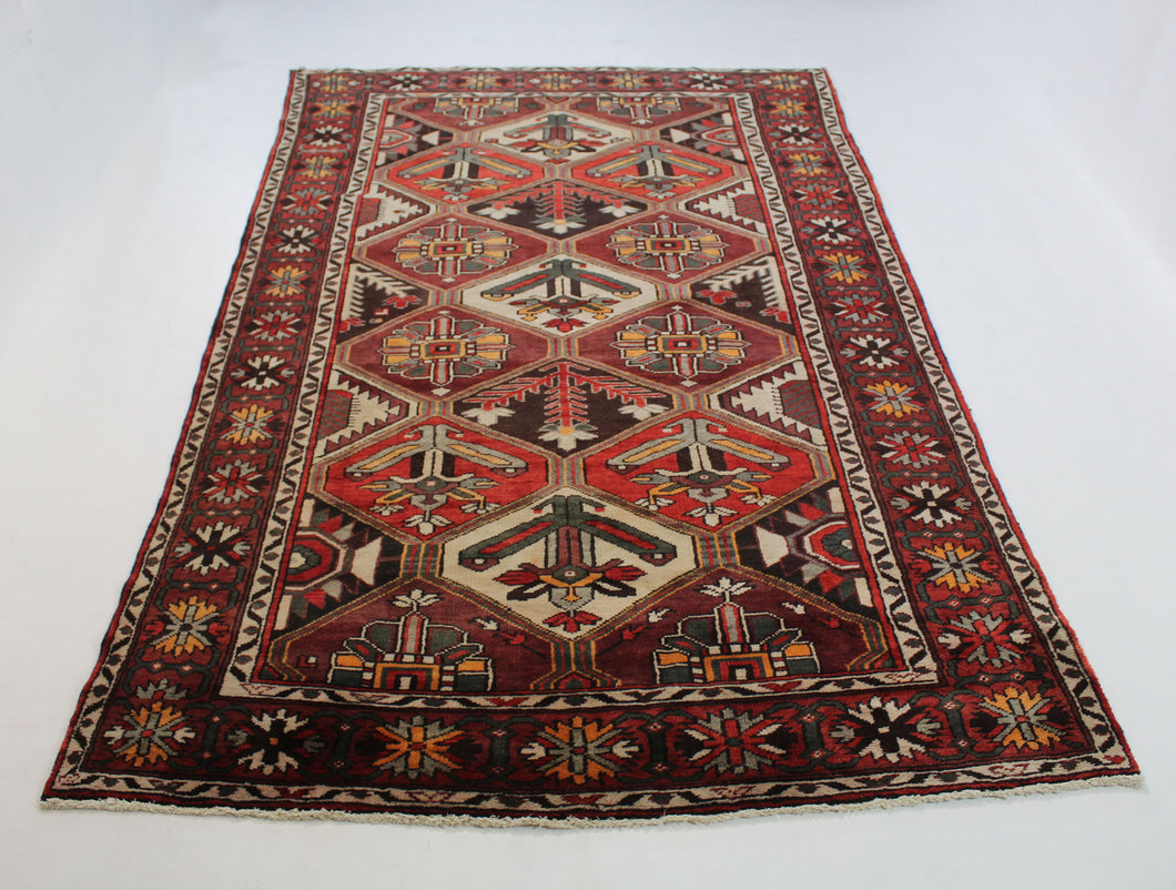 Handmade Antique, Vintage oriental Persian Mosel rug - 305 X 167cm