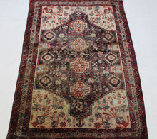 Load image into Gallery viewer, Handmade Antique, Vintage oriental Persian  Baluch rug - 160 X 95 cm
