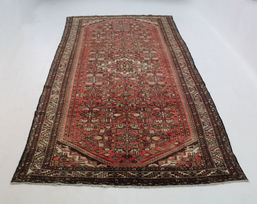 Handmade Antique, Vintage oriental Persian Mosel rug - 332 X 159 cm