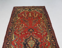 Load image into Gallery viewer, Handmade Antique, Vintage oriental Persian Malayer rug - 310 X 108 cm
