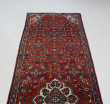 Load image into Gallery viewer, Handmade Antique, Vintage oriental Persian Hosinabad rug - 300 X 97 cm
