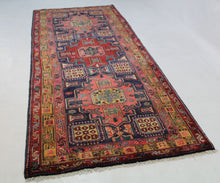 Load image into Gallery viewer, Handmade Antique, Vintage oriental Persian Sarab rug - 300 X 130 cm
