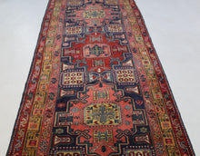 Load image into Gallery viewer, Handmade Antique, Vintage oriental Persian Sarab rug - 300 X 130 cm
