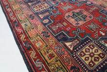 Load image into Gallery viewer, Handmade Antique, Vintage oriental Persian Sarab rug - 300 X 130 cm
