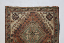 Load image into Gallery viewer, Handmade Antique, Vintage oriental Persian Qashqai  rug - 190 X 110 cm
