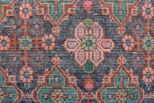 Load image into Gallery viewer, Handmade Antique, Vintage oriental Persian Hosinabad rug - 310 X 97 cm
