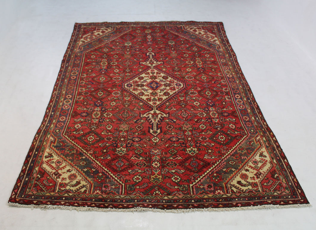 Handmade Antique, Vintage oriental Persian Mosel rug - 265 X 147 cm