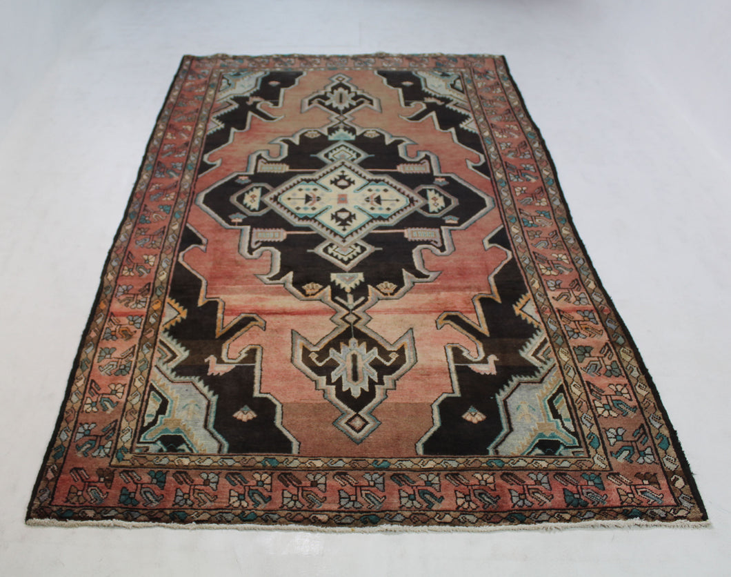Handmade Antique, Vintage oriental Persian Lorir rug - 285 X 150 cm
