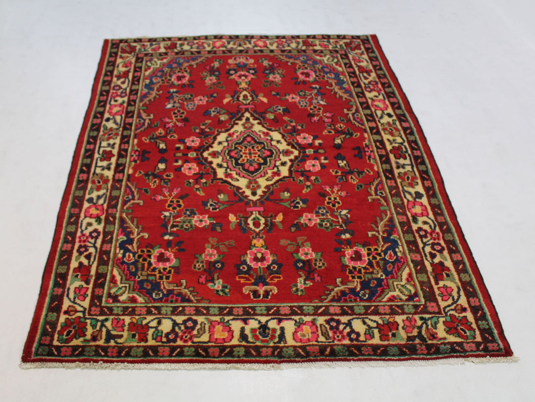 Handmade Antique, Vintage oriental Persian Mosel rug - 195 X 140 cm