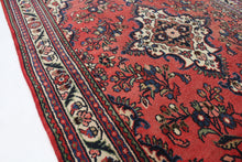 Load image into Gallery viewer, Handmade Antique, Vintage oriental Persian Sharbaf rug - 205 X 135 cm
