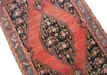 Load image into Gallery viewer, Handmade Antique, Vintage oriental Persian Songol rug - 194 X 133 cm
