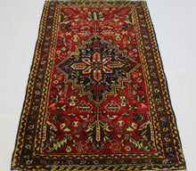 Load image into Gallery viewer, Handmade Antique, Vintage oriental Persian Heris rug - 153 X 82 cm
