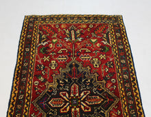 Load image into Gallery viewer, Handmade Antique, Vintage oriental Persian Heris rug - 153 X 82 cm
