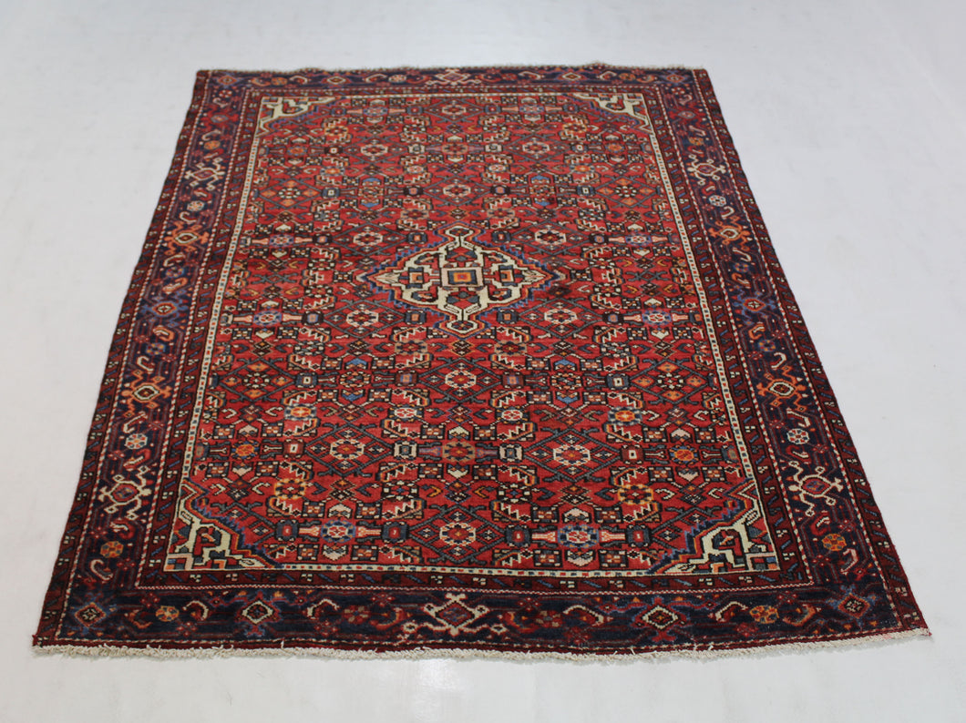 Handmade Antique, Vintage oriental Persian Mosel rug - 190 X 150 cm