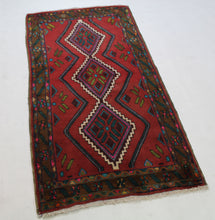 Load image into Gallery viewer, Handmade Antique, Vintage oriental Persian Mosel rug - 155 X 80 cm
