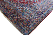 Load image into Gallery viewer, Handmade Antique, Vintage oriental Persian Mashad rug - 400 X 294 cm
