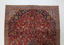 Load image into Gallery viewer, Handmade Antique, Vintage oriental Persian Kashan rug - 356 X 213 cm
