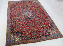 Load image into Gallery viewer, Handmade Antique, Vintage oriental Persian Kashan rug - 356 X 213 cm
