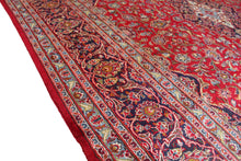 Load image into Gallery viewer, Handmade Antique, Vintage oriental Persian Mashad rug - 388 X 292 cm
