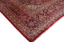 Load image into Gallery viewer, Handmade Antique, Vintage oriental Persian Mashad rug - 388 X 292 cm
