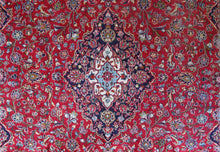 Load image into Gallery viewer, Handmade Antique, Vintage oriental Persian Mashad rug - 388 X 292 cm
