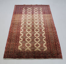 Load image into Gallery viewer, Handmade Antique, Vintage oriental Persian Baloch rug - 280 X 120 cm
