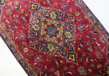 Load image into Gallery viewer, Handmade Antique, Vintage oriental Persian Kashmar rug - 184 X 90 cm

