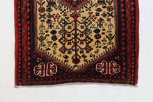 Load image into Gallery viewer, Handmade Antique, Vintage oriental Persian Abadeh rug - 93 X 60 cm
