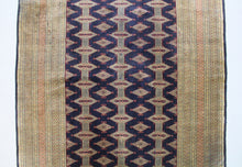 Load image into Gallery viewer, Handmade Antique, Vintage oriental Persian Turkaman rug - 178 X 133 cm
