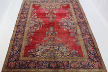 Load image into Gallery viewer, Handmade Antique, Vintage oriental Persian Kashan rug - 285 X 195 cm
