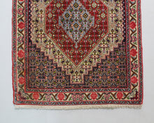 Load image into Gallery viewer, Handmade Antique, Vintage oriental Persian Bijar rug - 105 X 75 cm
