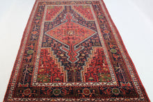 Load image into Gallery viewer, Handmade Antique, Vintage oriental Persian Hamedan rug - 265 X 157 cm
