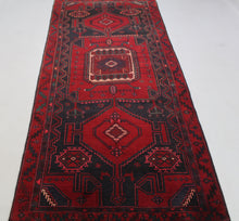 Load image into Gallery viewer, Handmade Antique, Vintage oriental Persian Mame rug - 312 X 120 cm
