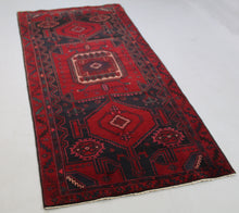 Load image into Gallery viewer, Handmade Antique, Vintage oriental Persian Mame rug - 312 X 120 cm
