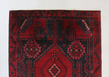 Load image into Gallery viewer, Handmade Antique, Vintage oriental Persian Mame rug - 312 X 120 cm
