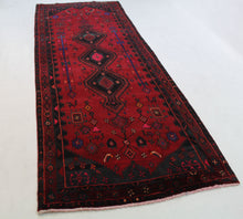 Load image into Gallery viewer, Handmade Antique, Vintage oriental Persian Karmanshah rug - 340 X 127 cm
