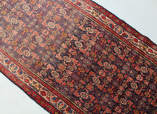 Load image into Gallery viewer, Persian Antique, Vintage oriental rug - Hamedan 168 X 75cm
