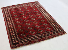 Load image into Gallery viewer, Handmade Antique, Vintage oriental Persian Ghochan  rug - 157 X 128 cm

